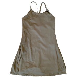 Exercise sports dress athletic wear yoga dress sage green size XS shorts under